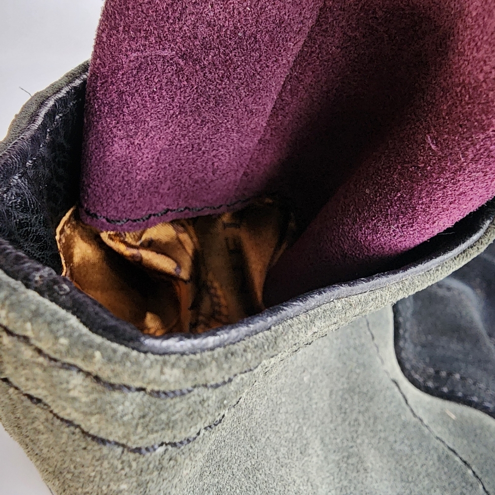 Tignanello Suede Patchwork Colorblock Crossbody B… - image 3